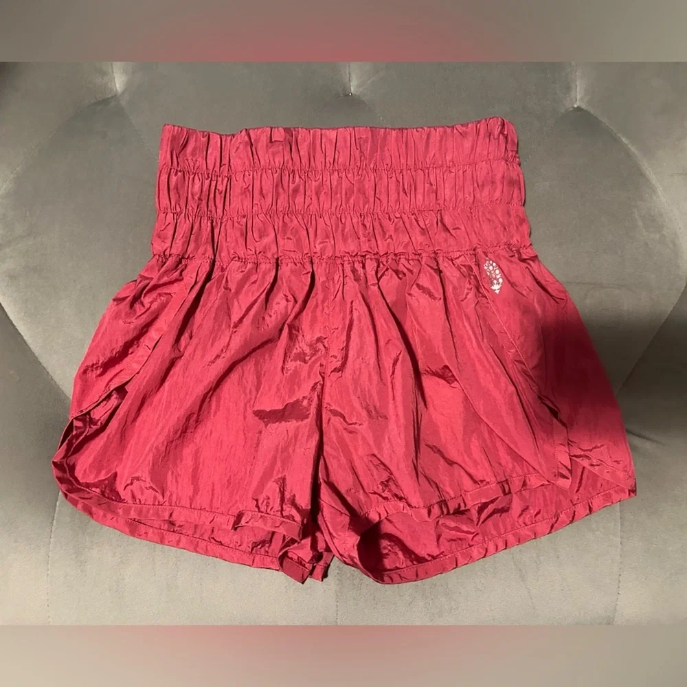 Free People The Way Home High Rise‎ Shorts-Passion Fruit